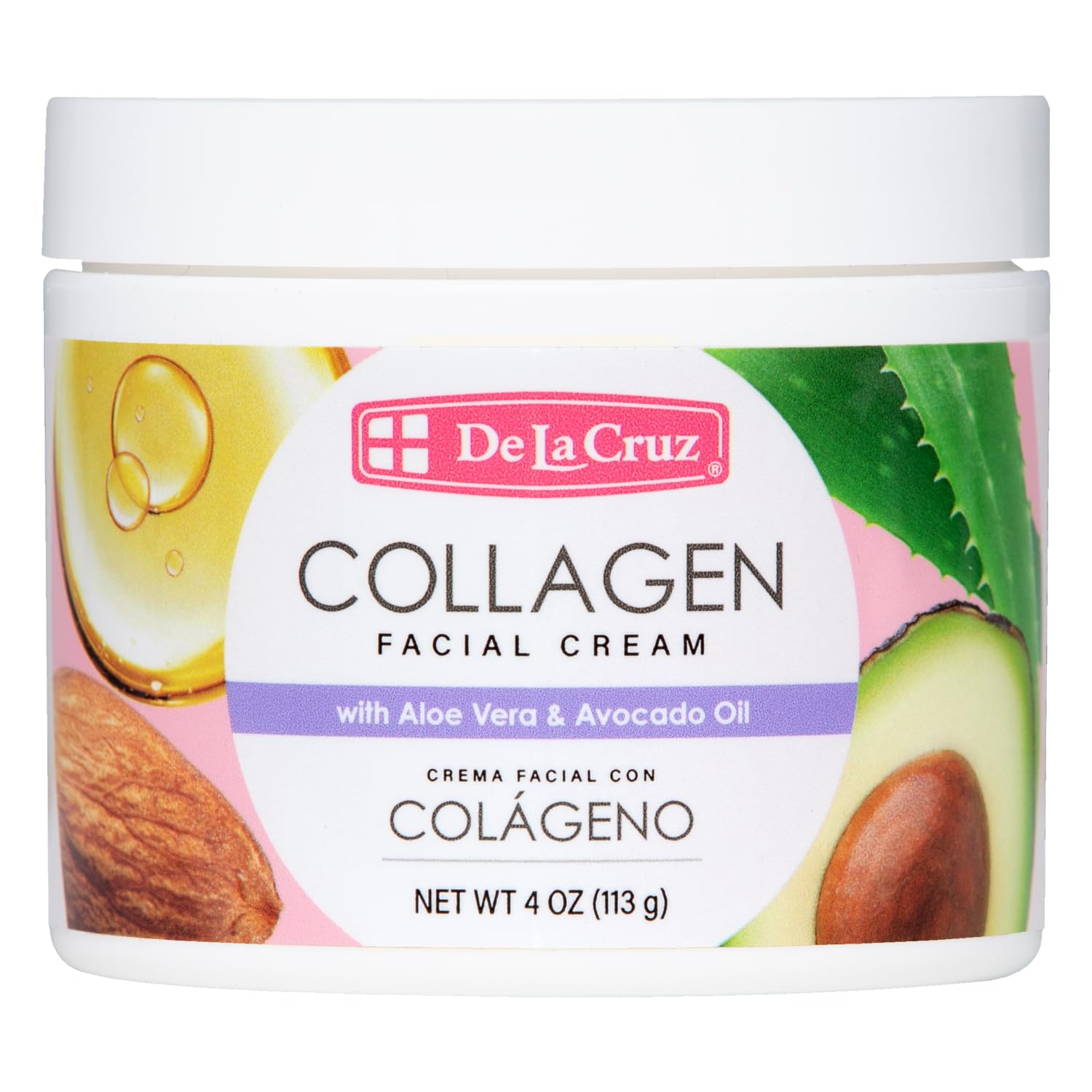 Amazon.com: De La Cruz Collagen Moisturizing Cream with Aloe Vera