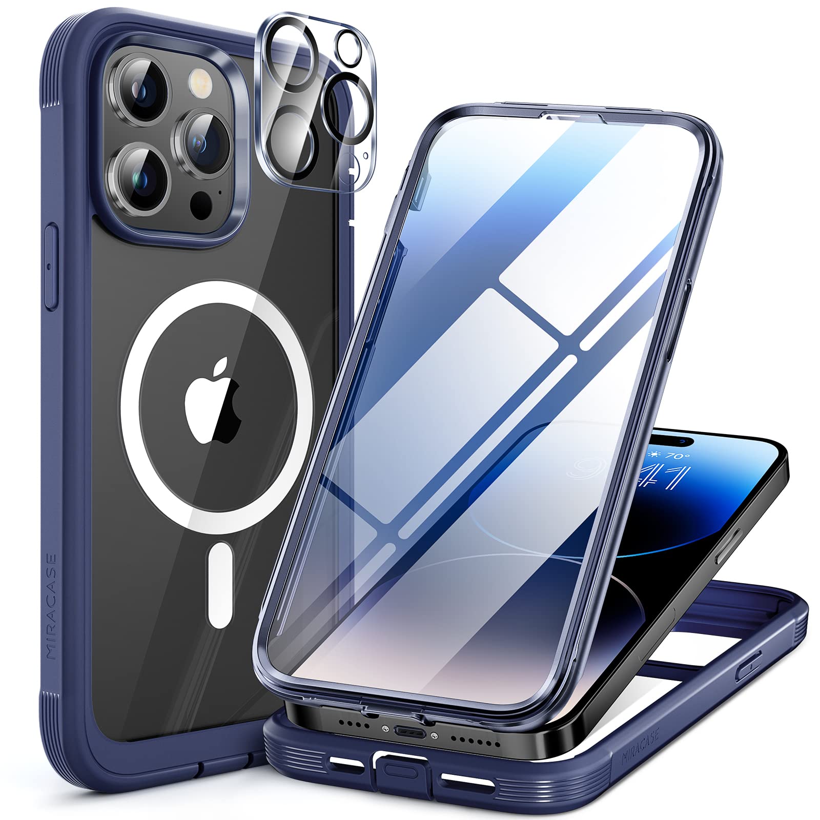 Miracase Magnetic for iPhone 14 Pro Case