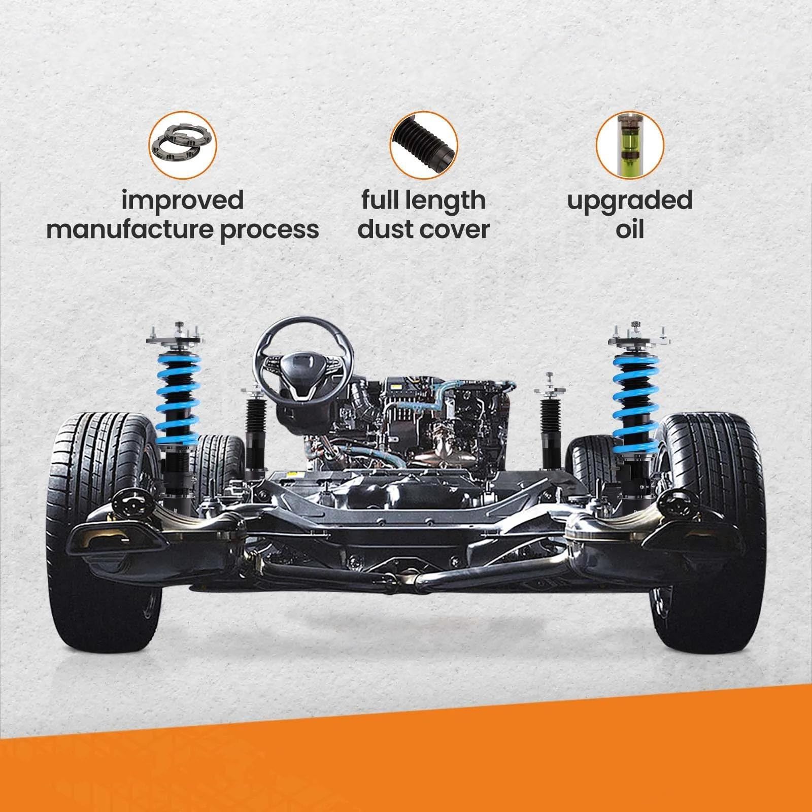 Sospensioni pneumatiche auto Sospensione Coilover Per NISSAN Per 350Z 2003-2008 Kit Di Sospensione Coilovers Ammortizzatori