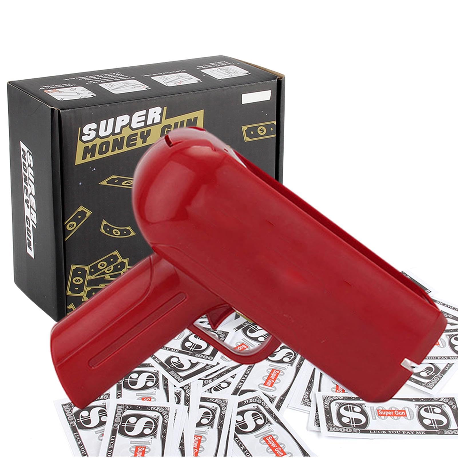 Pistolet à Billets Jouet – Lanceur D’argent Portable – Pluie De Dollars Pour Fêtes Et Séances Photo