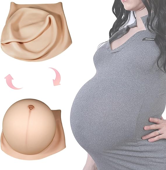 Amazon.co.jp: [JYACANS] シリコン 偽腹 膨らませる妊婦用腹 人工妊娠