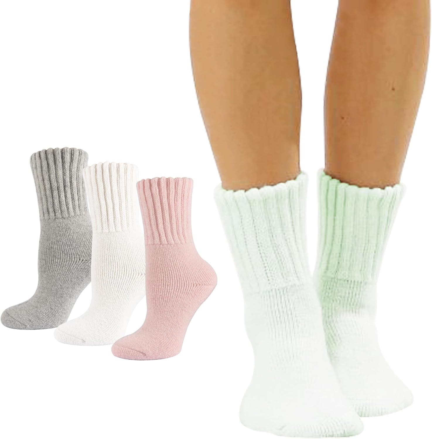 Marchare Women Wool Socks Thermal Boot Socks Winter Extra Thick Warm Cozy Sock For Women