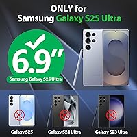 Vista 2 de SPORTLINK - Funda impermeable para Samsung Galaxy S25 Ultra, protector de pantalla integrado a prueba de golpes y polvo, cubierta protectora