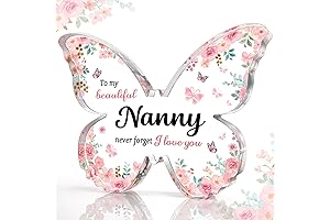 Butterfly-Shaped Acrylic Plaque: The Perfect Nanny Gift