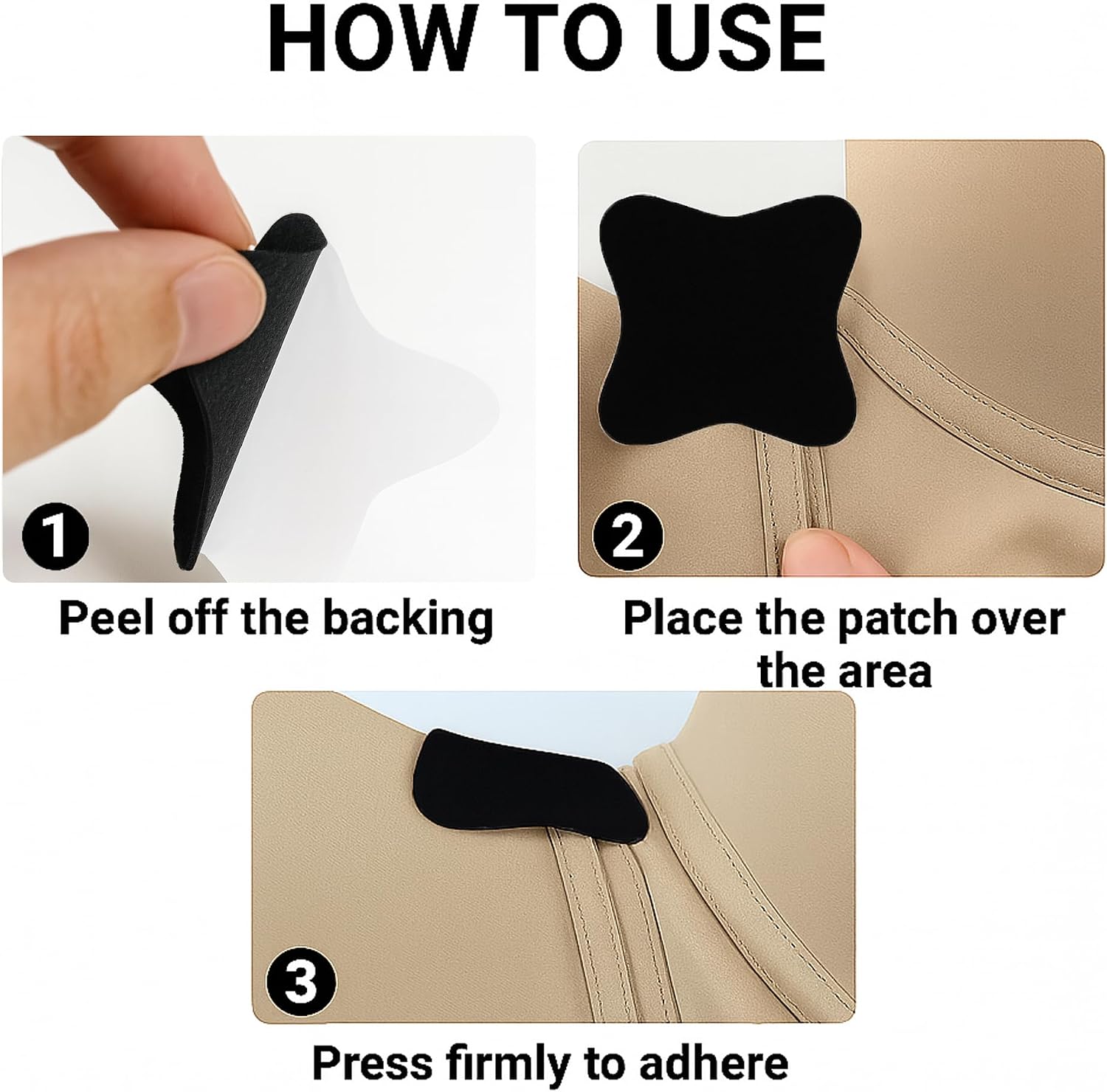 Bra Repair Kit – Bra Patch Set for Underwire Fix – Self-Adhesive Fabric Stickers for Daily Bra Touch-Up – Neutral Shades for Color Matching