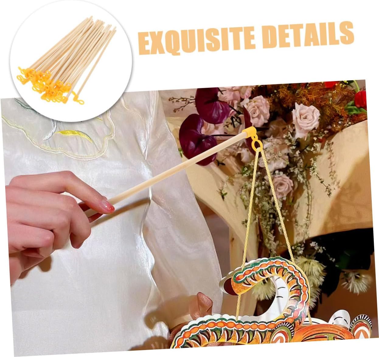 30pcs Lantern Handle Craft Kit for Lanterns Easy to Replace Accessories image 2