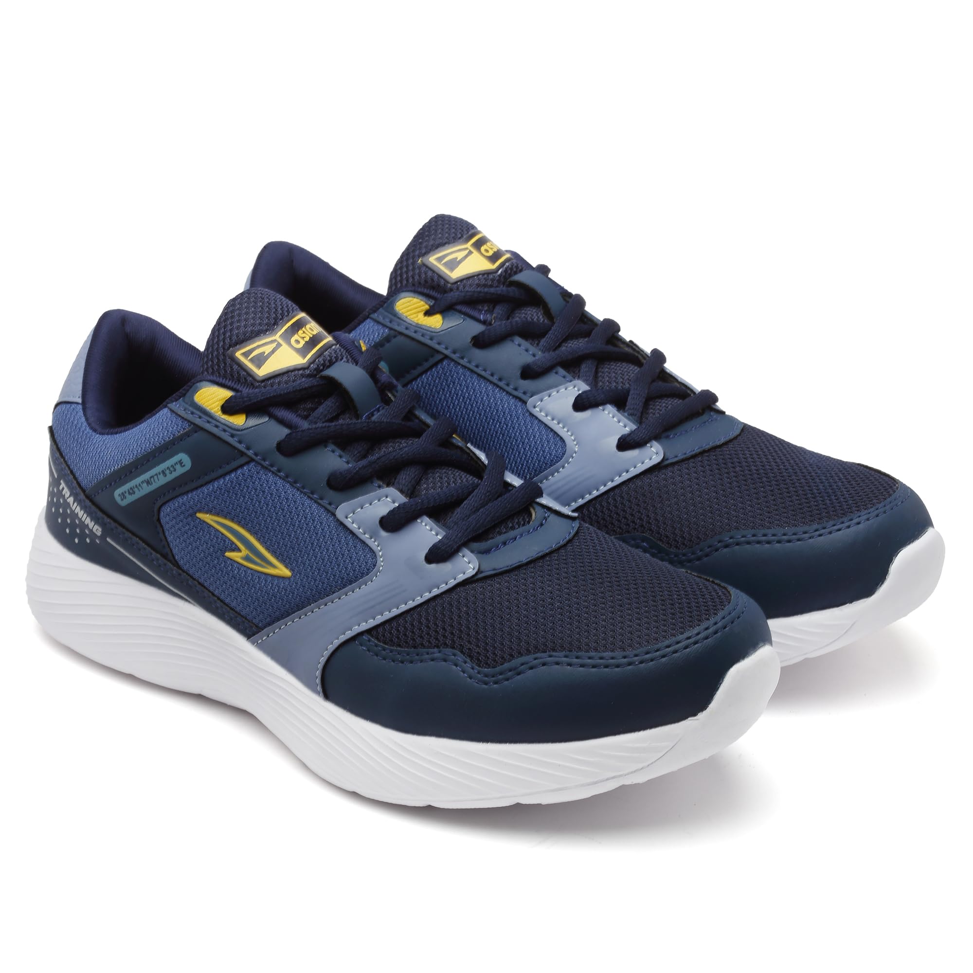 ASIAN Mens Casual Sneakers Shoes with Lightweight Max Cushion Comfort Insole Lace-Up Shoes for Men Turbo-01 (B0CB32TDR4) Amazon Price History, Amazon Price Tracker
