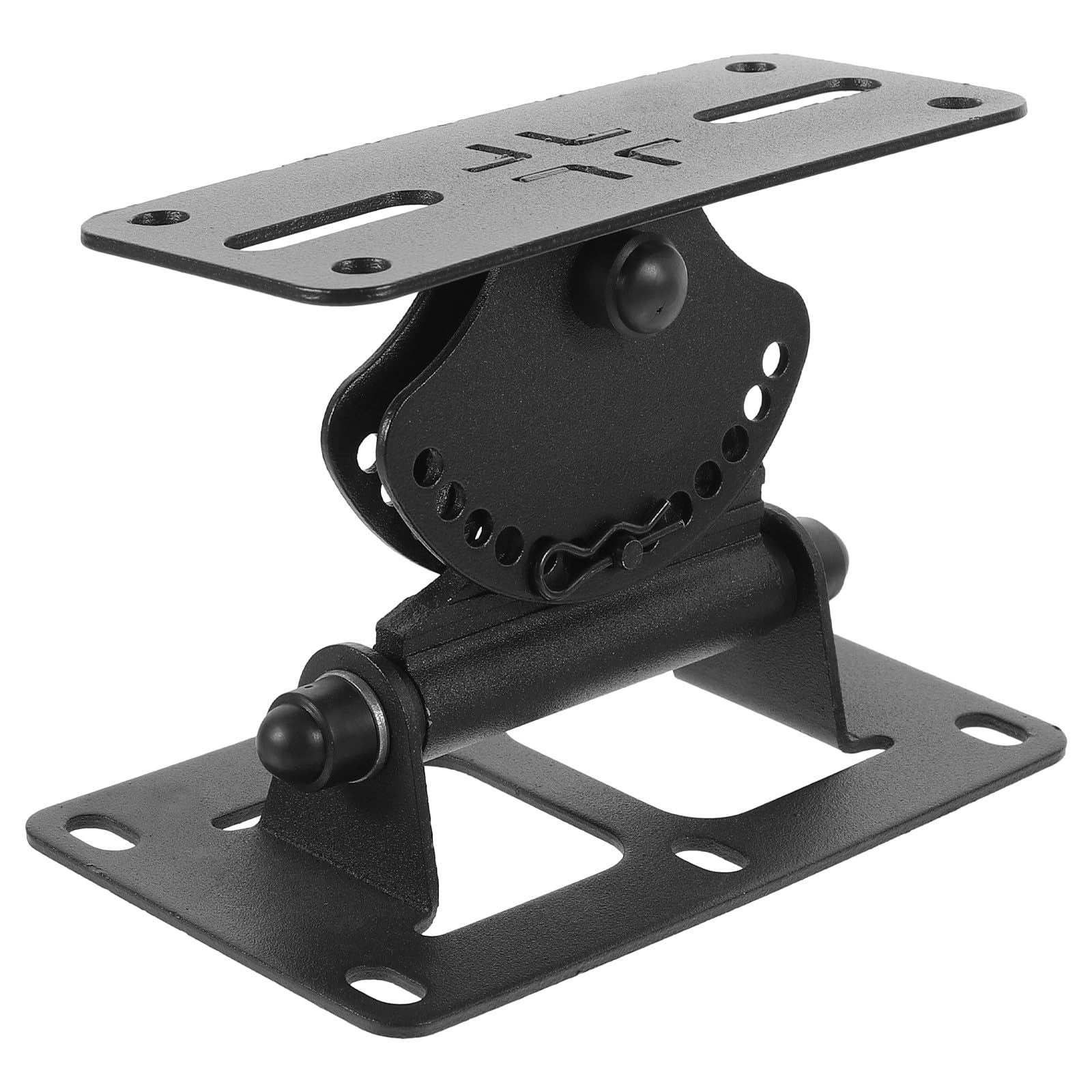 Support Montage Sécurisé Enceinte Murale Orientable Grosse Capacité de Charge en Alliage de Zinc Noir pour Systèmes Audio, pour Scènes de Karaoké et Ingénierie