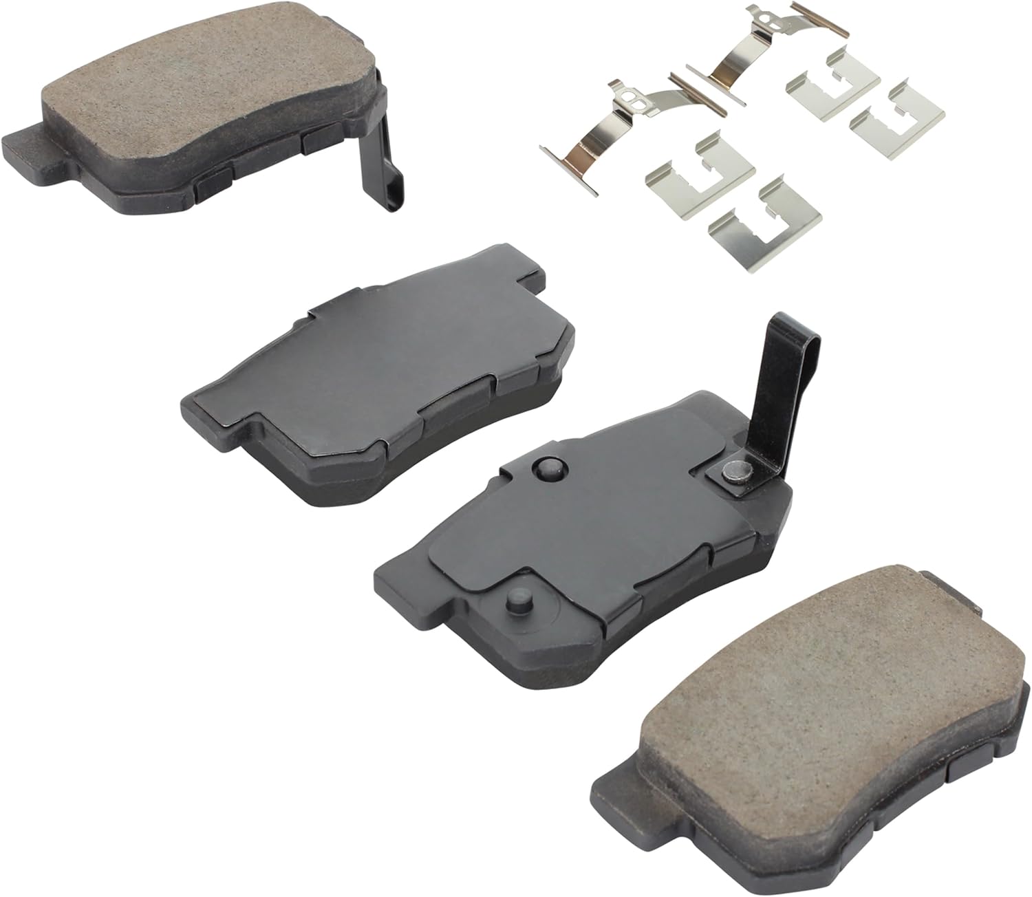 QUALITY-BUILT Rear Ceramic Brake Pads, Premium 1001-0537AC, Compatible with 1997-2002 Acura/Honda (Accord,CL)