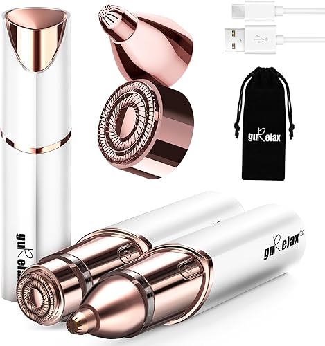 Miniatura 31 de Removedor de vello eléctrico sin dolor, depilación facial para mujeres, como se ve en la afeitadora facial de TV, dispositivo de depilación con 2