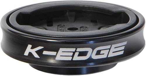 K-Edge  Gravity Top Cap Soporte para computadora de bicicleta  Garmin  Negro