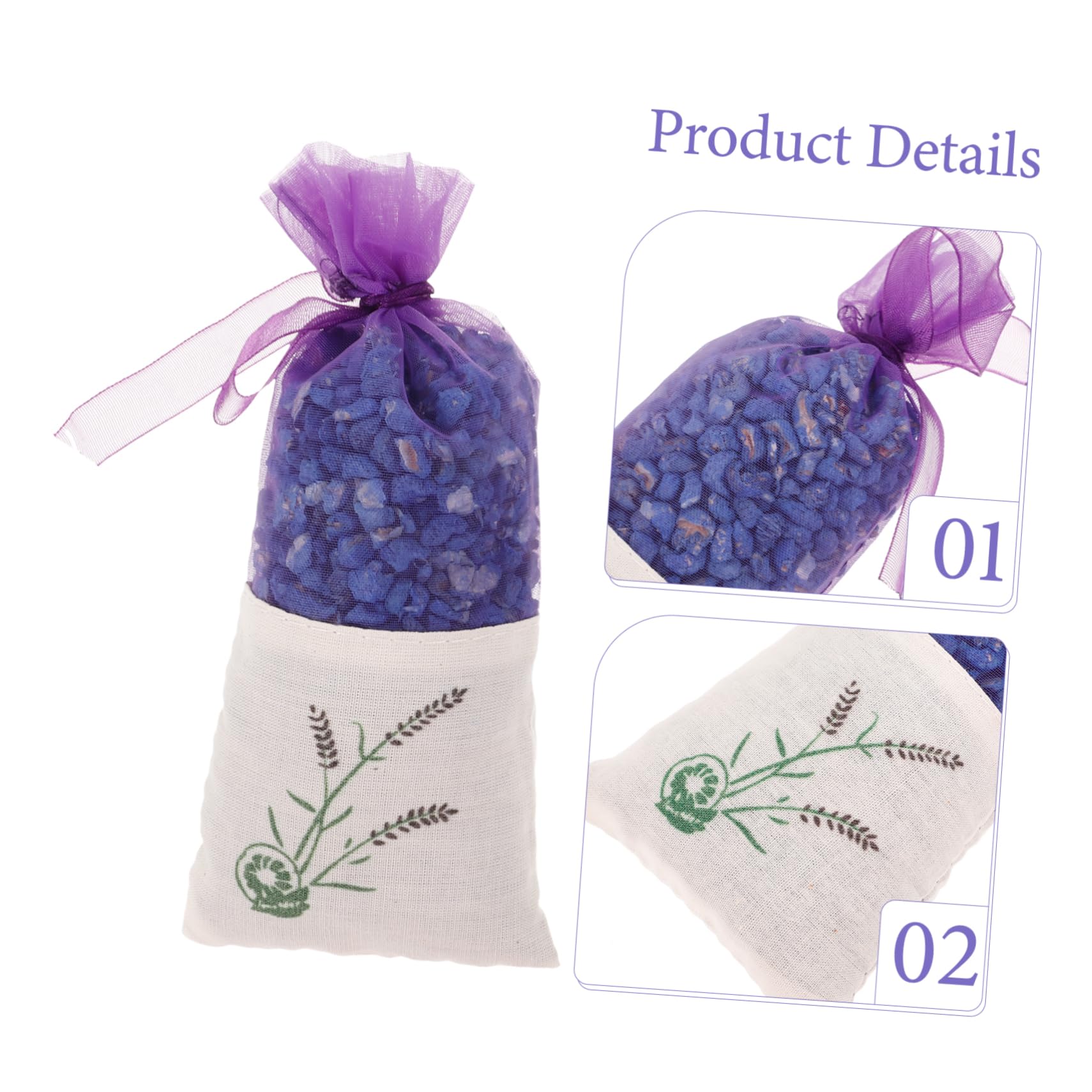 Buste Profumate Sachet Bag 6 Pezzi in Mesh Minerali | Profumo Duraturo, Elimina Odori, per Cassetti e Armadi, Formato Compatto per Uso Domestico