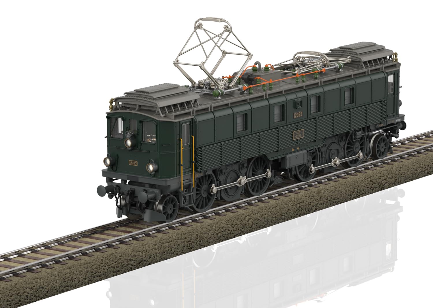 Märklin Trix H0 25513 - Locomotora eléctrica Be 4/6 Epoche IV - Decodificador Digital, Sonido, Funciones de luz LED, versión metálica, Cambio de luz Suiza, Modelo ferroviario CC
