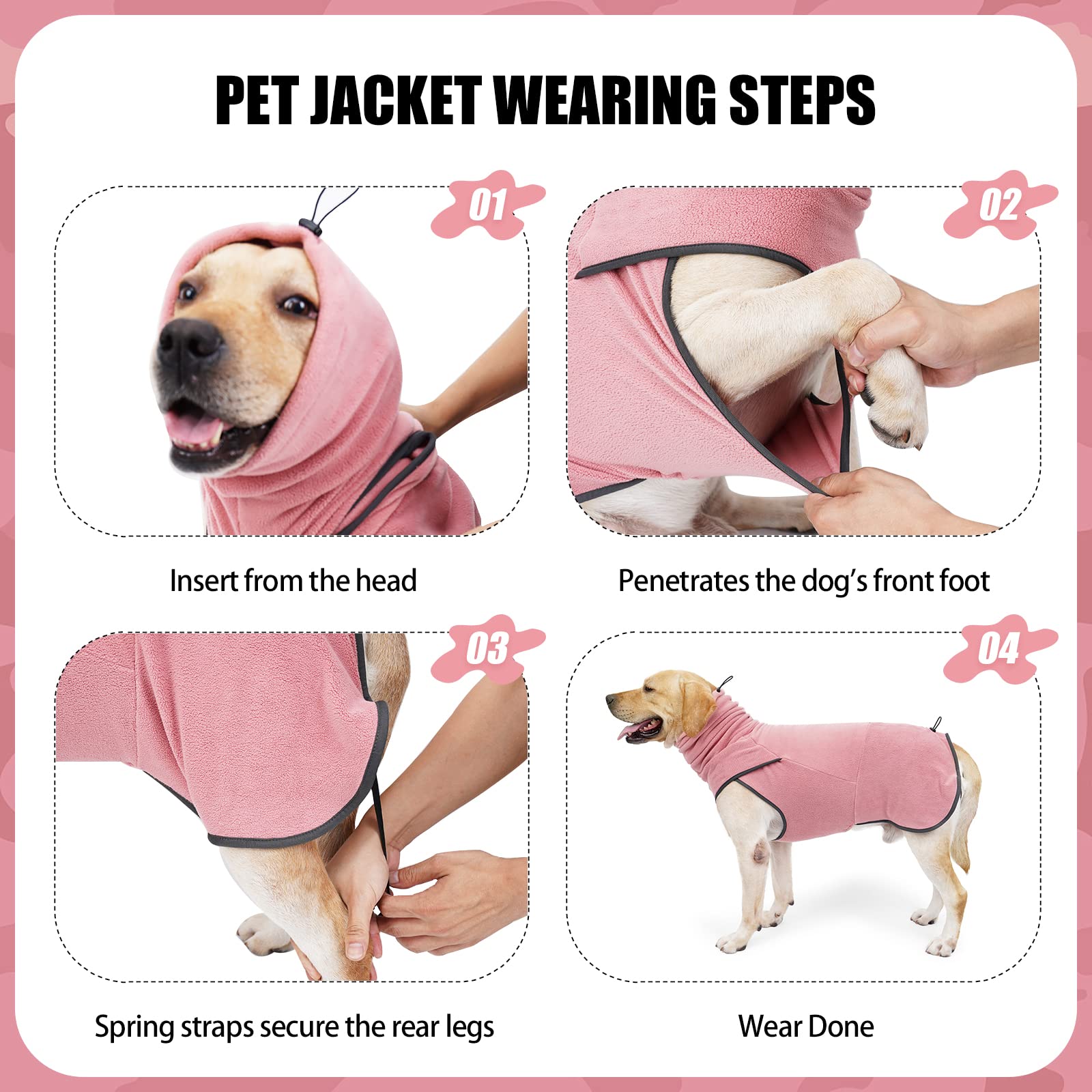 LIANZIMAU cappotti e giubbotti per cani giacca invernale in pile cappotto invernale di design senza maniche abiti elasticizzati maglioni caldi per cani