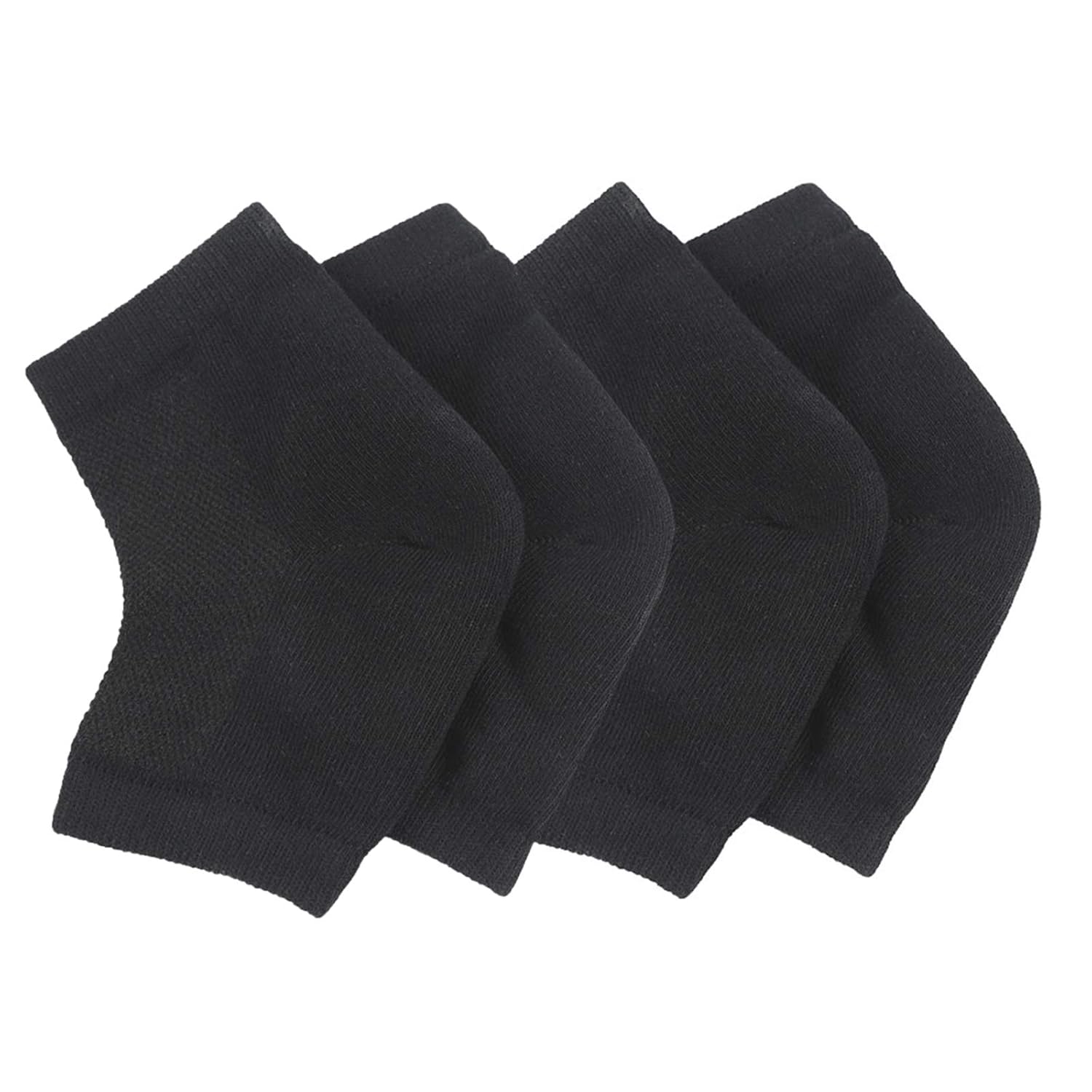 Nado Care Moisturizing Socks Lotion Gel for Dry Cracked Heels - Spa Gel Socks Humectant Moisturizer Heel Balm Foot Care Heel Softener Compression Cotton - 2 Pair (Black) : Beauty & Personal Care