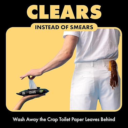 Miniatura 2 de DUDE Toallitas desechables  Paquete de 6, 288 toallitas  Manteca de karité suave con vitamina E y aloe  Seguro para sépticos y alcantarillados + 3