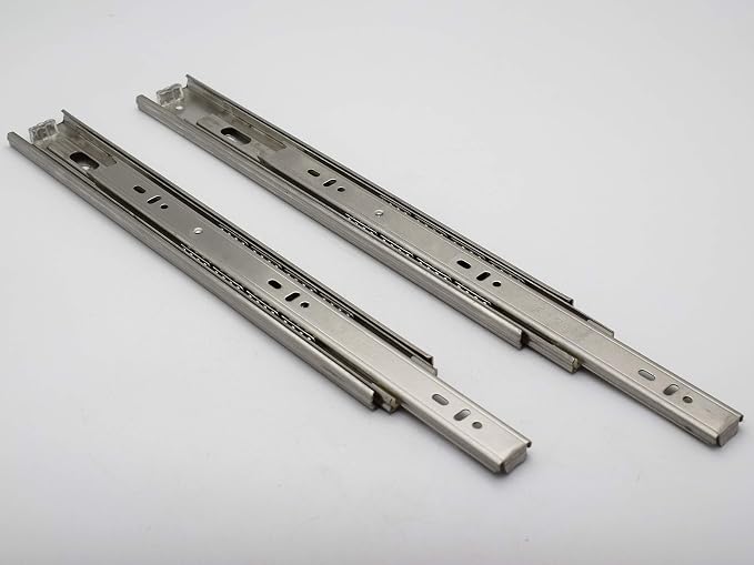 RAB Channel Stainless Steel Telescopic Ball Bearing Drawer Channel and Accessories(Code:-CHNL 4EVER-CHNL SS 304, Size:- 18")