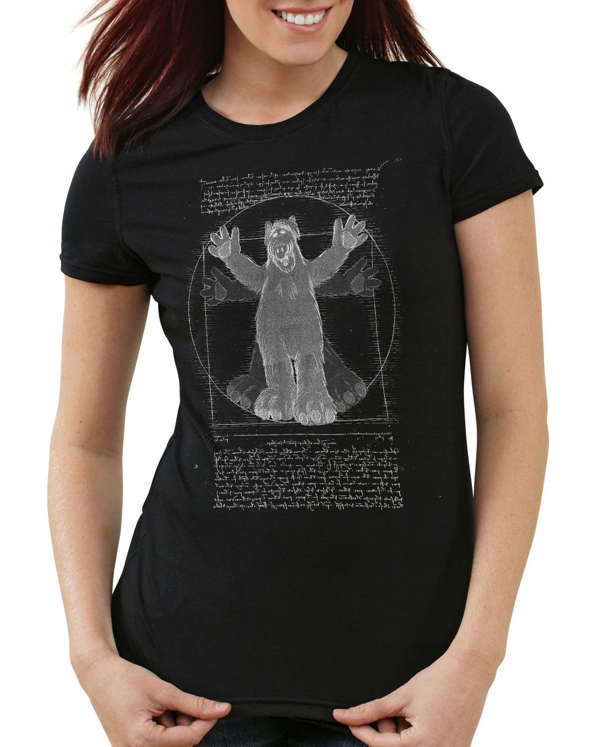 CottonCloud Vitruvian Alf Women's T-Shirt cat melmac Sitcom