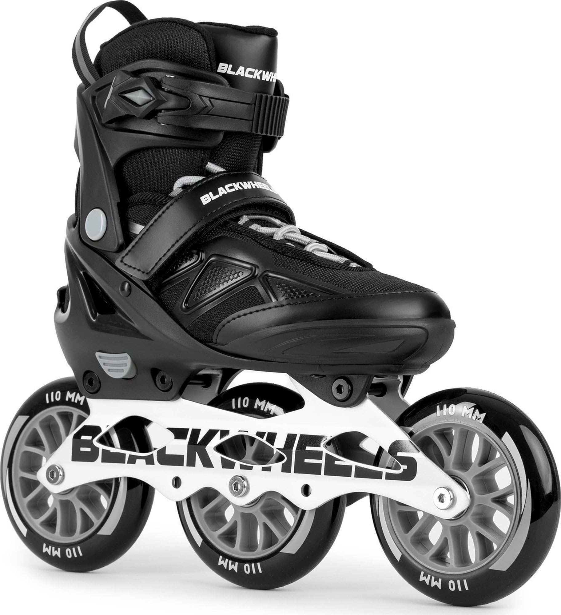 Patines en línea BLACKWHEELS Dynamic de Tres Ruedas con Chasis de Aluminio ABEC-7 One-Step-Adjustment