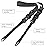 CVLIFE Two Point Rifle Sling with Metal Hook Adjustable Traditional Gun Sling Black and Khaki