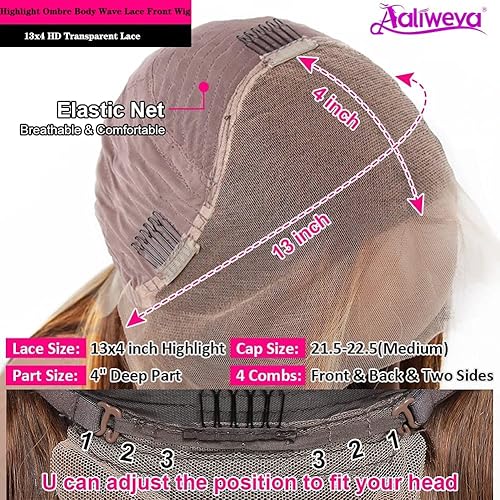 Miniatura 21 de Aaliweya 99J Burgundy Lace Front Wig Human Hair 13X4 Body Wave Hd Lace Frontal Wig for Women 180 Density Glueless Wig Pre Plucked With Baby Hair