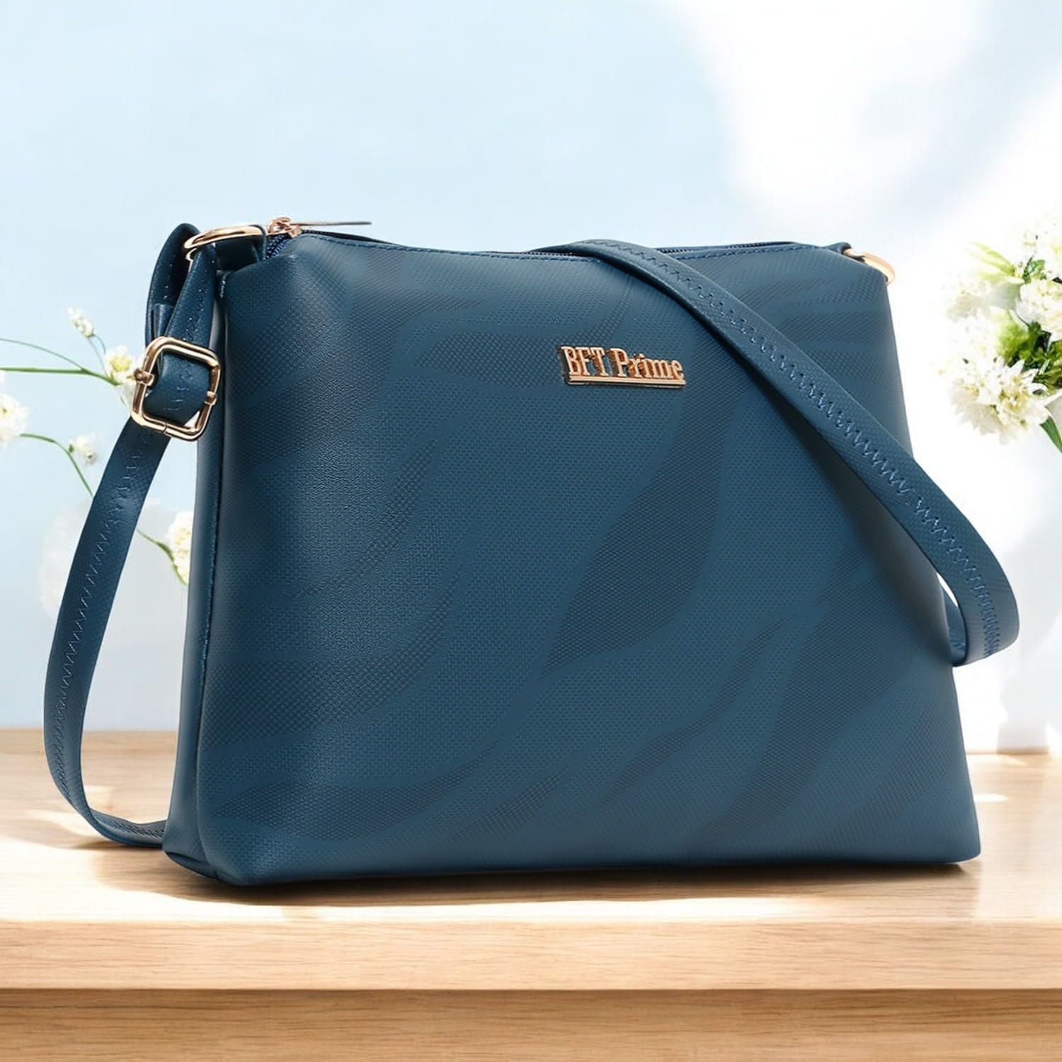 WOMEN MARKS BFT-01-PLANE POUCH-SLING BAG (Blue) 4