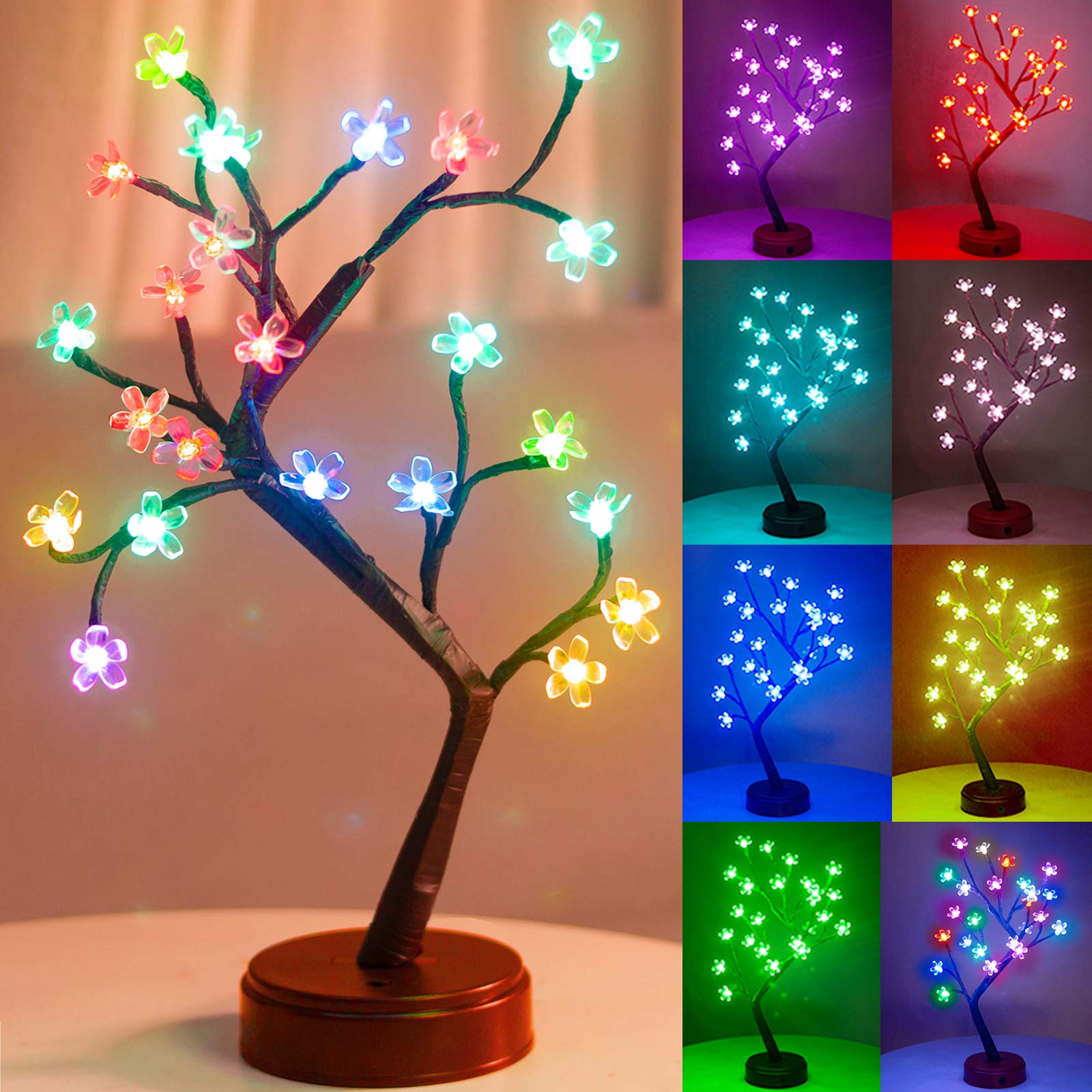 Buy Vimlits RGB Cherry Blossom Tree Light with Remote Control 16 Color