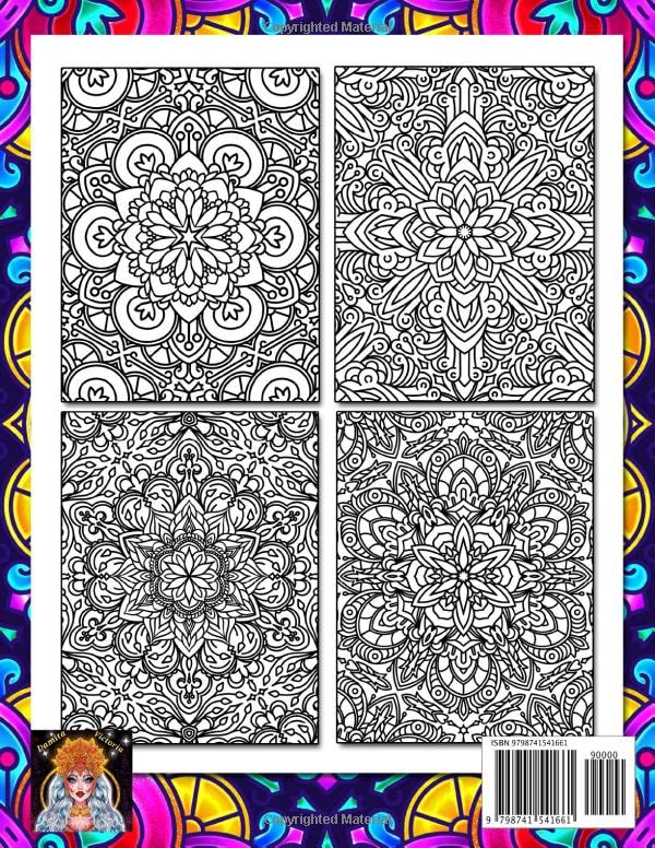 100 Unique Patterns: An Adult Coloring Book Featuring 100 Amazing Patterns Coloring Pages for Stress Relief and Relaxation | Perfect for Coloring Gift Book Ideas image 3