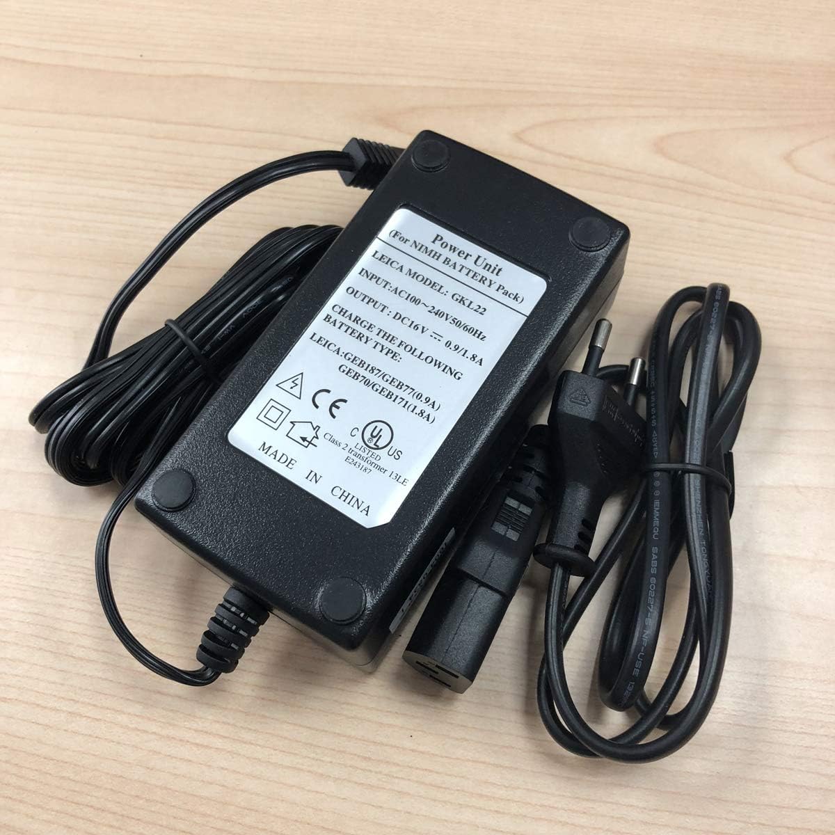 DRRI GKL22 Charger Compatible GEB70, GEB77, GEB171, GEB187 Batteries (EU Plug)