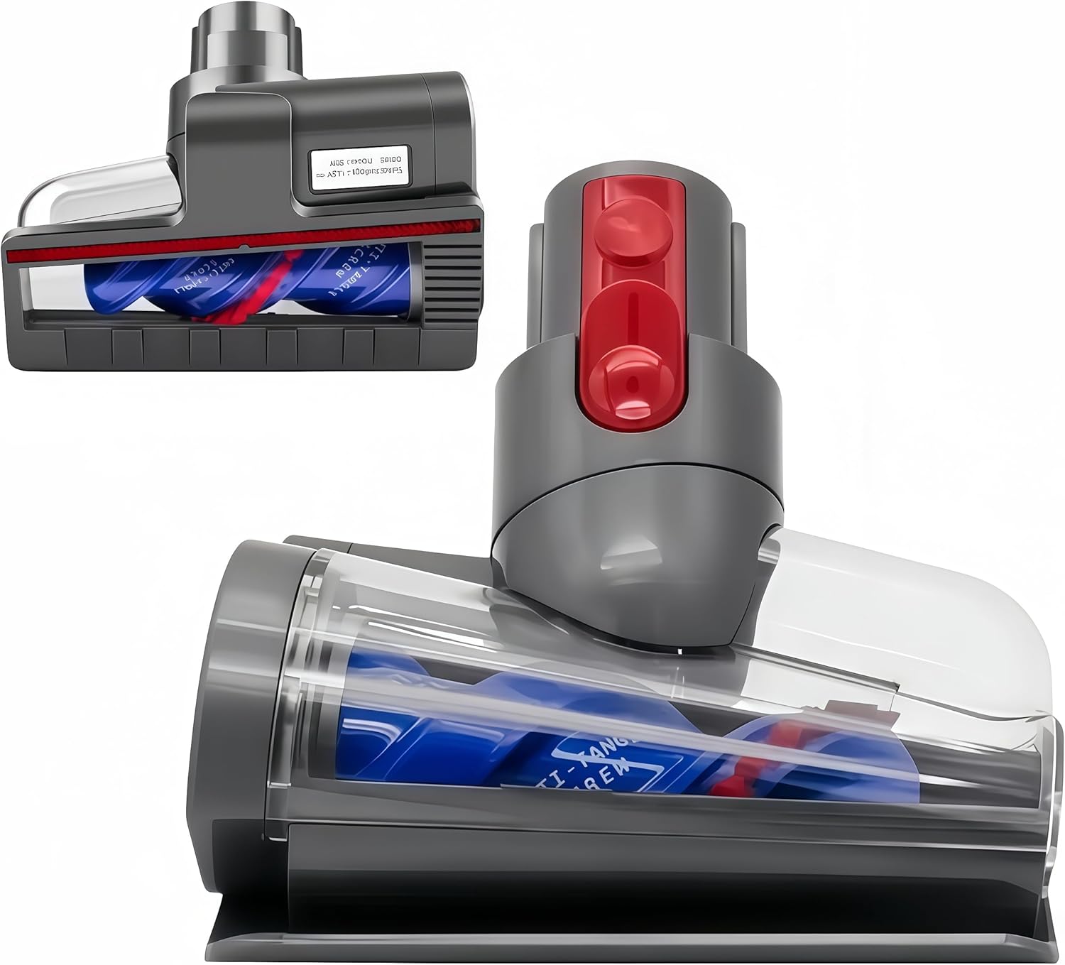 Compatible with Dyson V7 V8 V10 V11 V15, Mini Motorized Brush Head, Anti-Tangle Pet Hair Attachment for Cordless Vacuum Cleaner, Replacement Tool for Bed, Carpet, Car & Upholstery