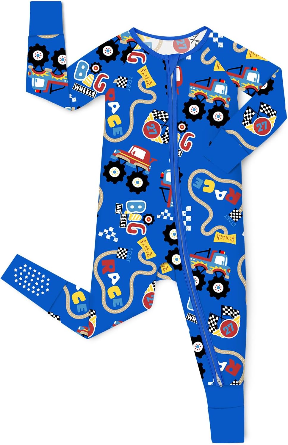 Bamboo Viscose Baby Convertible Footie Pajama, Zipper Pajamas for Baby Boys & Girls...