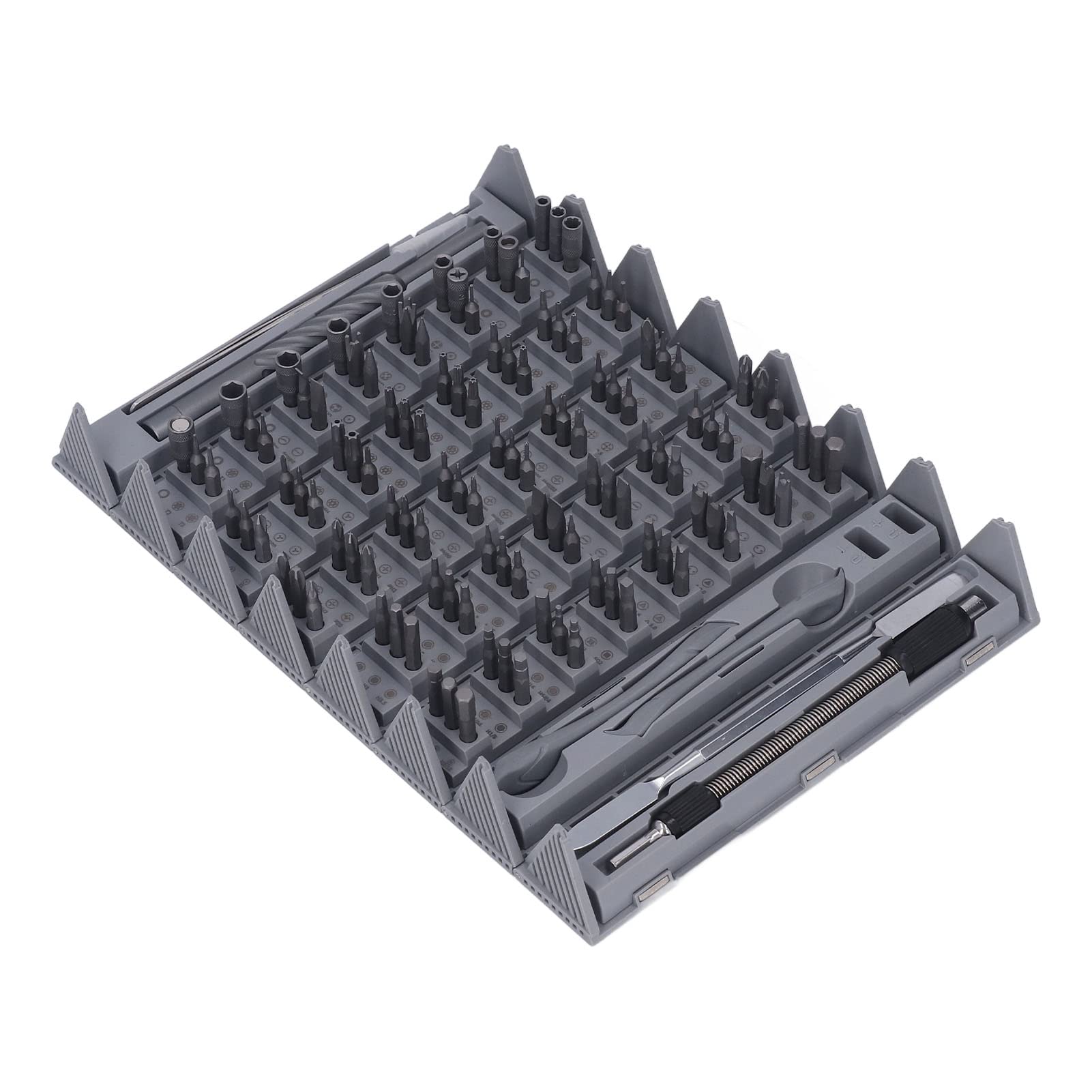 Juego de 128 destornilladores magnéticos de múltiples brocas, kit completo de herramientas para reparación del hogar y automóviles