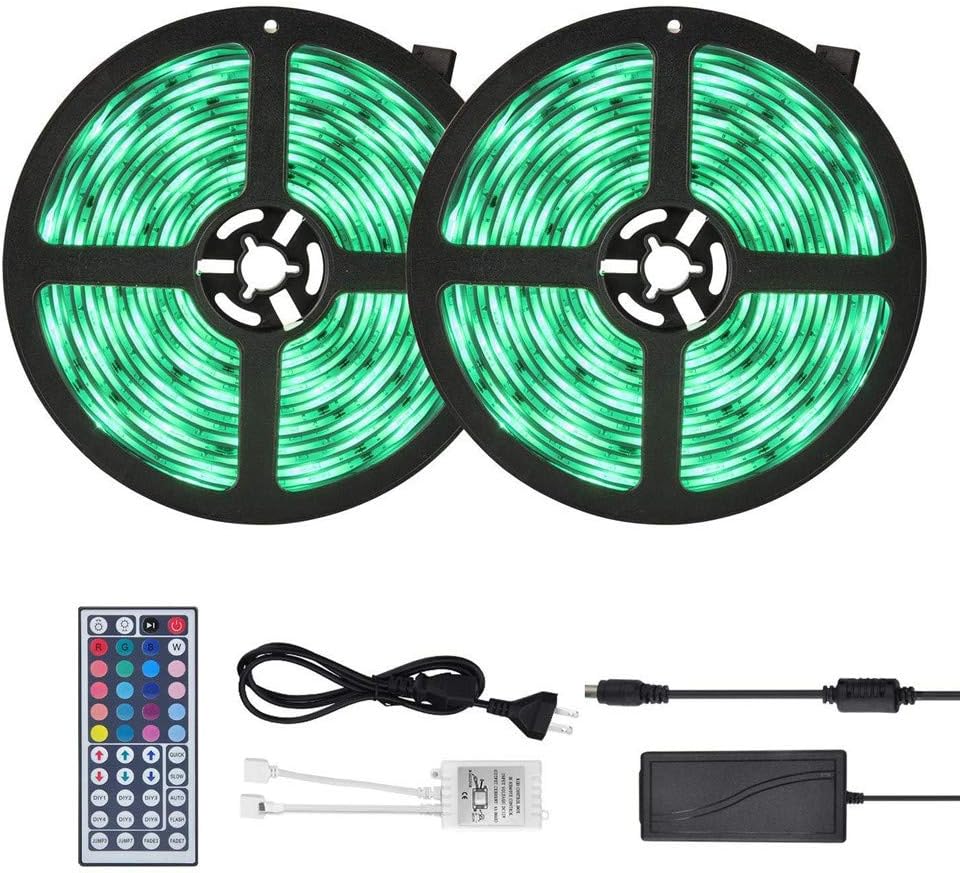 Quark LED Strip Light, RGB SMD 5050 LED Rope Lighting Color Changing Supply Lighting Strips for Home Kitchen Decoration,10meters [Energy Class A]