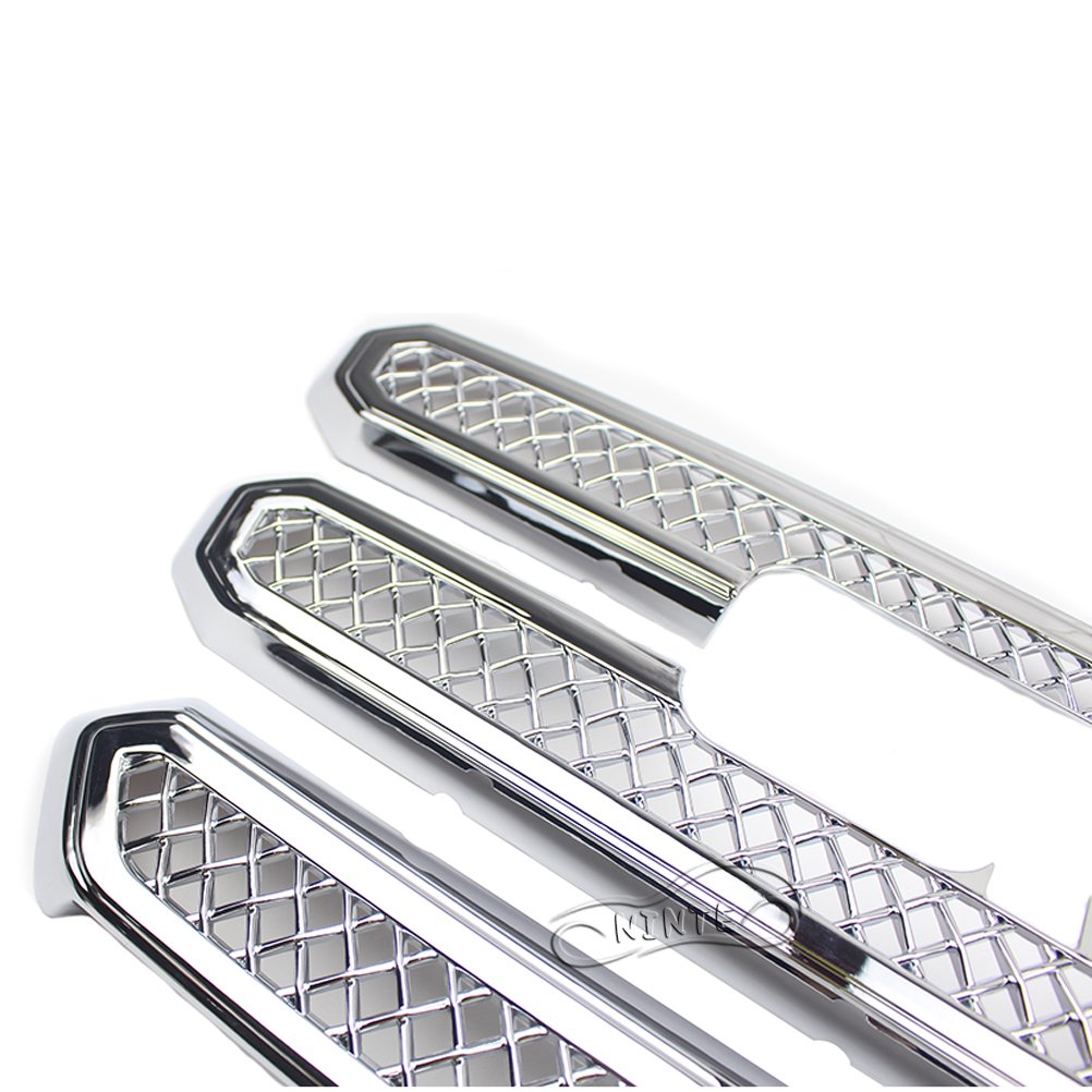 Chrome Front Bumper Grille Assembly 2016-2017