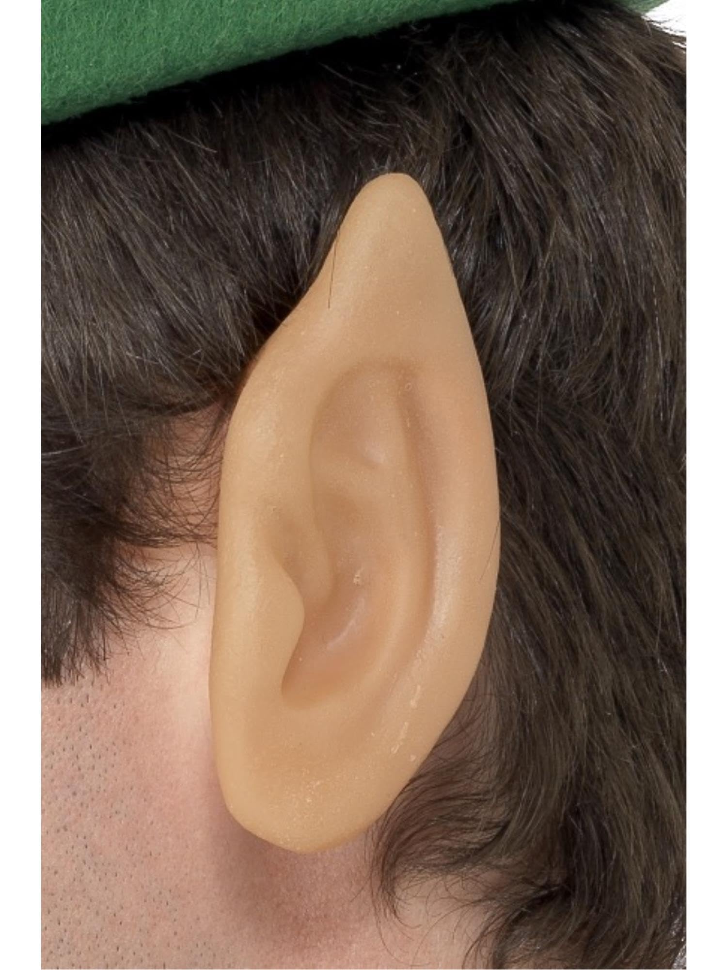 Smiffys Soft Vinyl Pointed Elf Ears, Flesh , Christmas Fancy Dress Accessory, Elf Dress Up Accessories Halloween