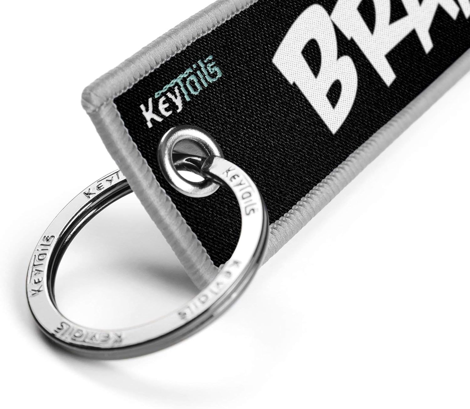 KEYTAILS Keychains, Premium Quality Key Tag for Motorcycle, Car, Scooter, ATV, UTV [Braaap!]