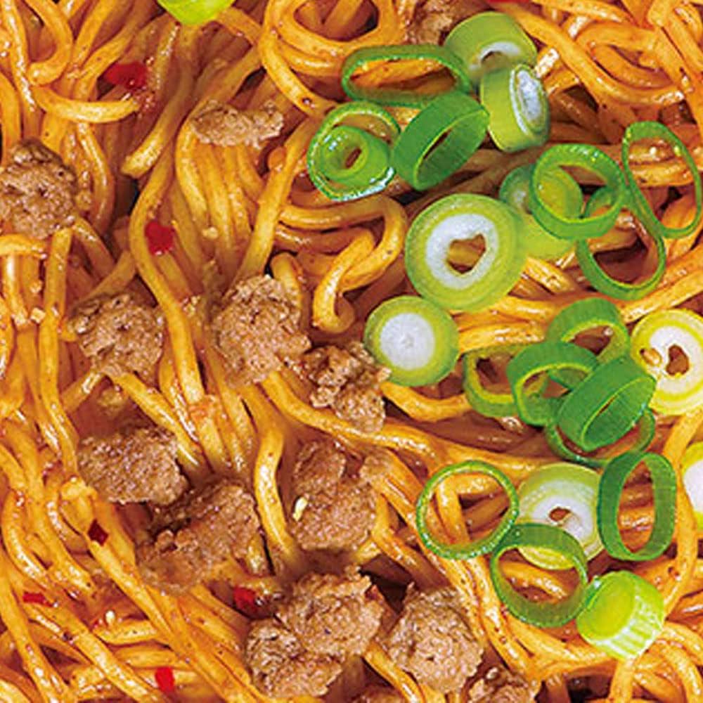 Amazon.co.jp: 広島THE汁なし担担麺 ニュータッチ 凄麺 1人前×2個 広島