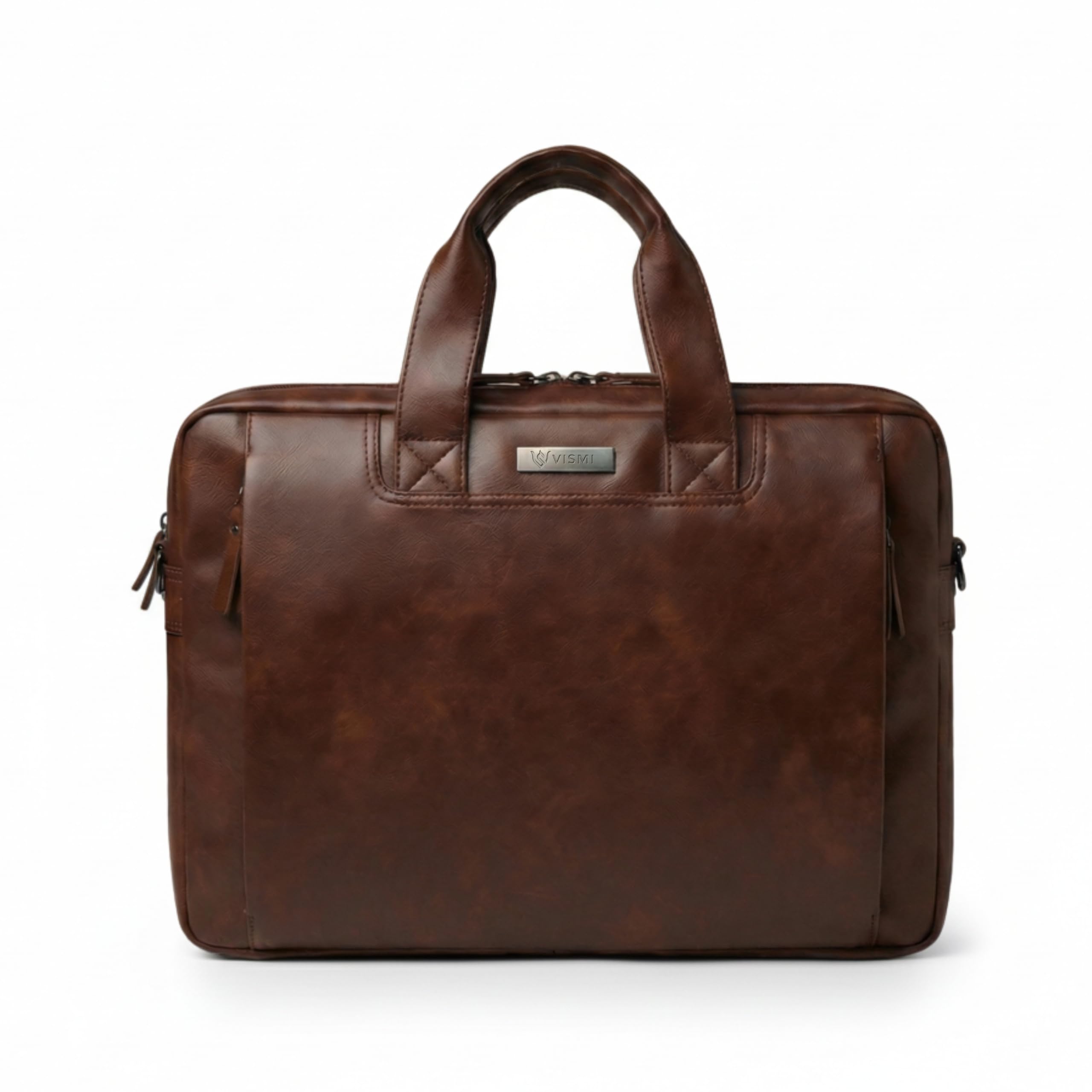 VISMIINTREND Leather Office Laptop Bags for Men & Women,Stylish,Briefcase,Messenger Bags |Fits 13",14", 15.6" Macbook Laptops,Birthday Gift for Husband/Father,Valentine Gifts for Boyfriend (B_Brown)-image-48