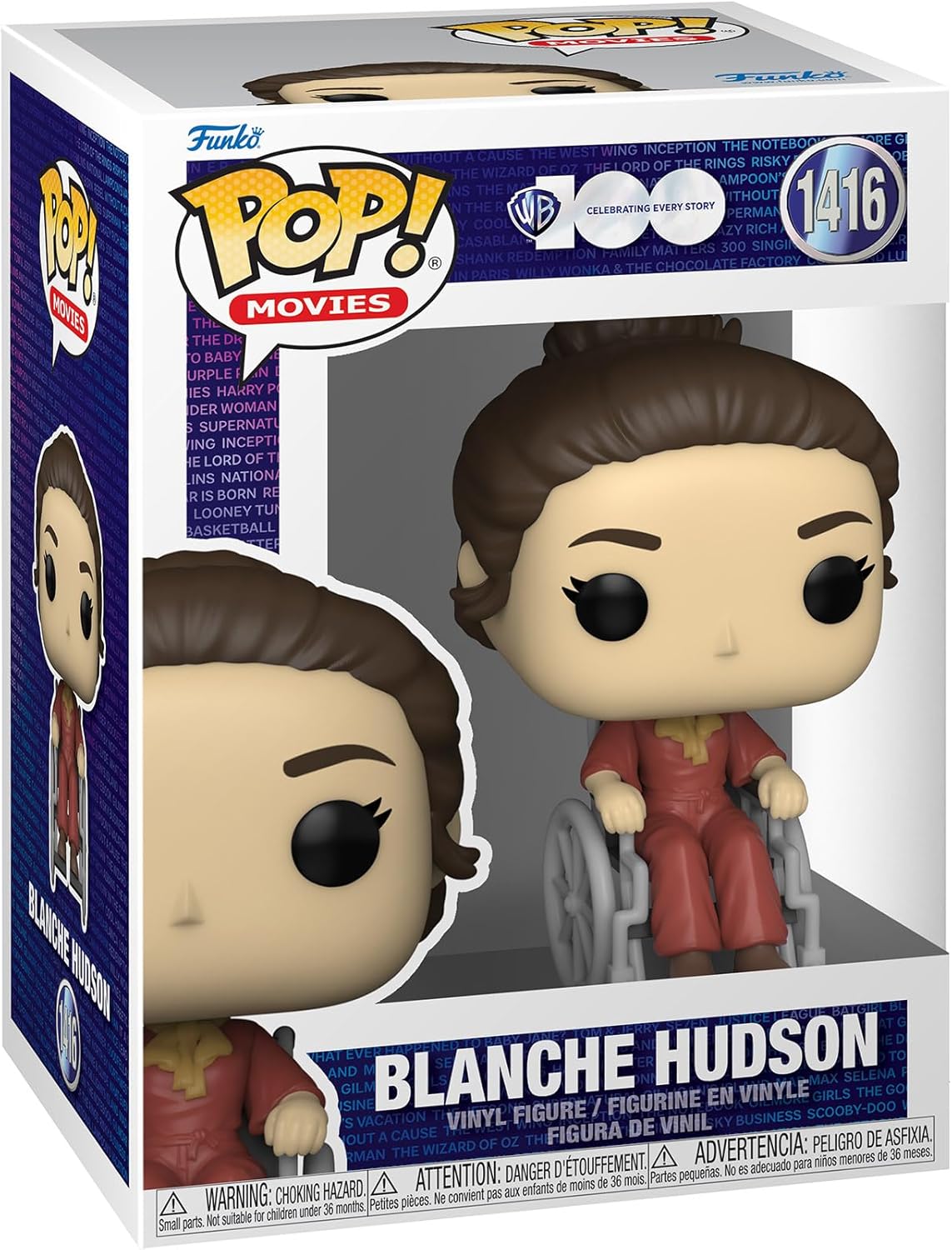 Funko Pop! Movies: WB 100 - What Ever Happened to Baby Jane?, Blanche Hudson with Chase