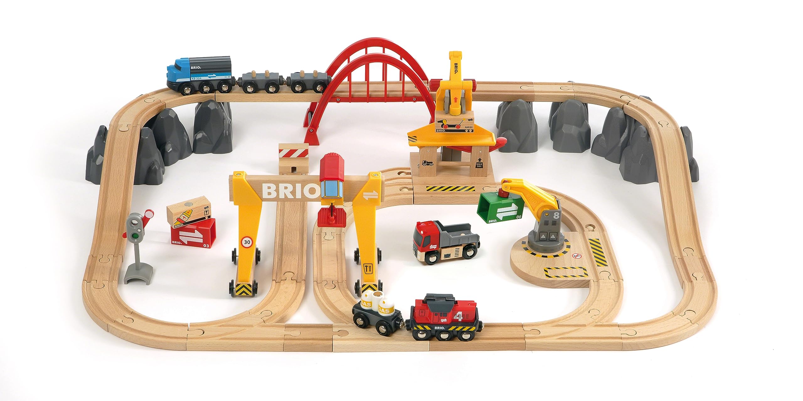BRIO World 63309700 Frachten Set Deluxe - Empfohlen ab 3 Jahren