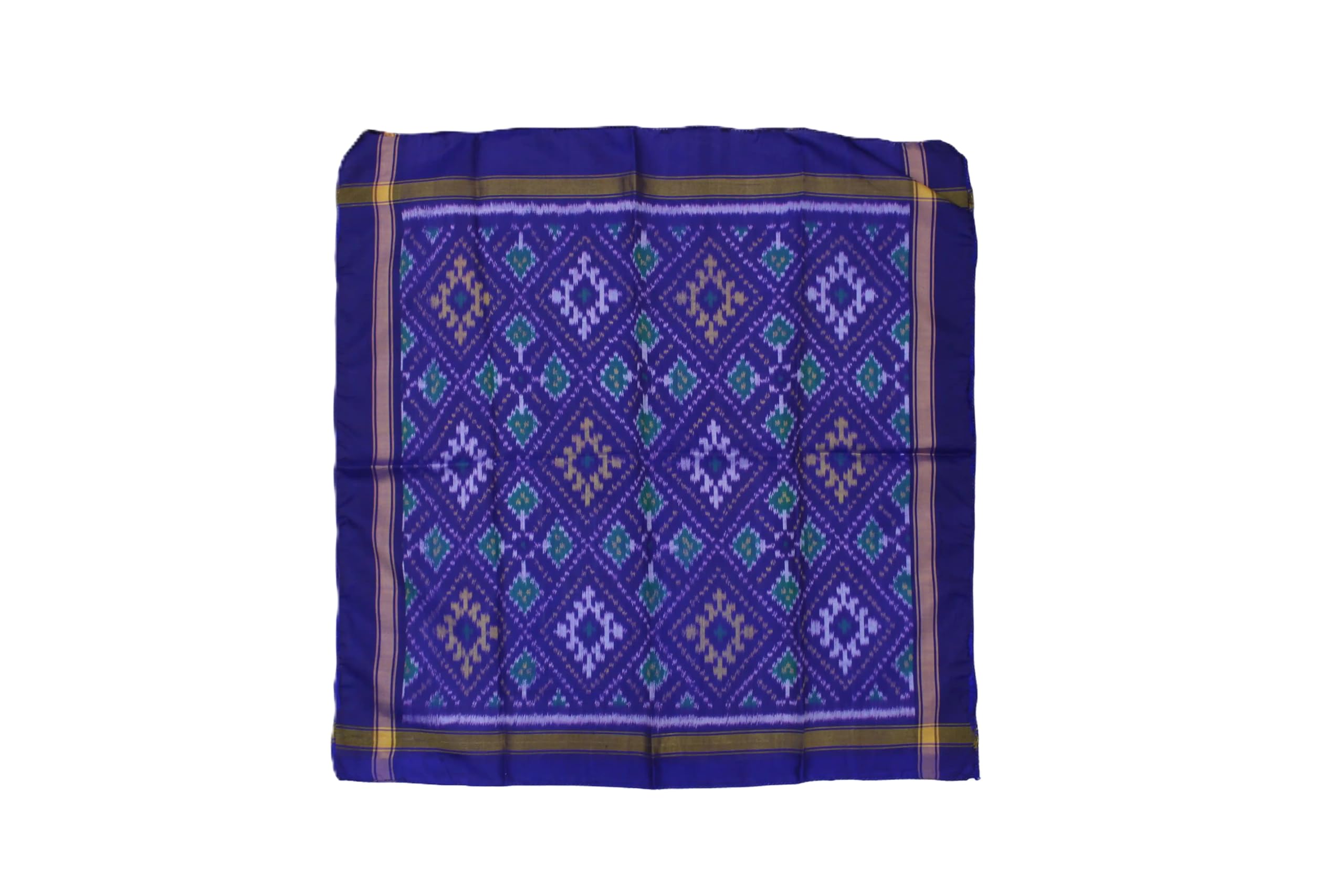 garvi gurjari Handloom Single Ikat Patola Pocket Square | Stylish Pocket Square07-picture-40