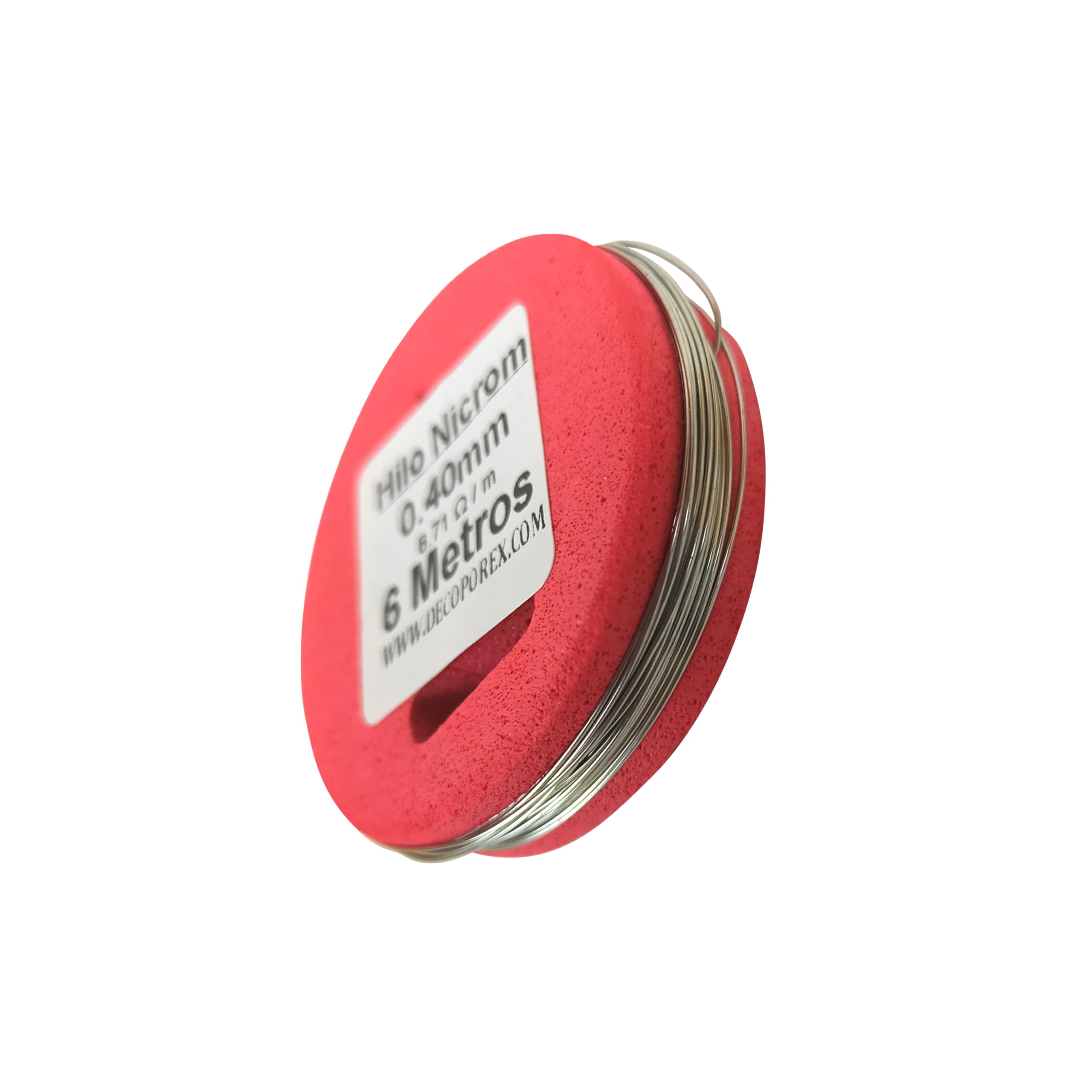 Bobina hilo de resistencia Nicrom 0,40 mm 6 metros