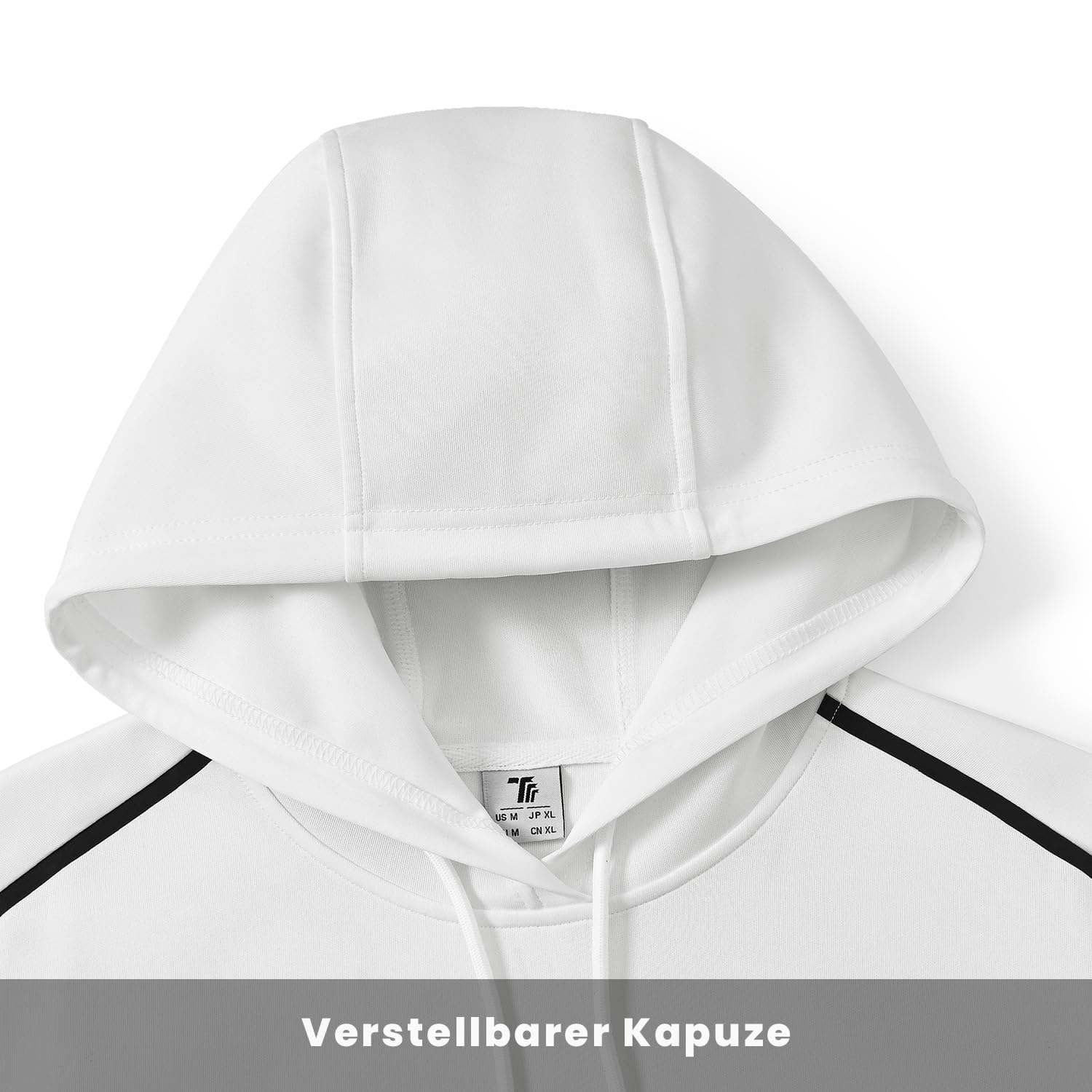 donhobo Tuta da jogging da uomo, 2 pezzi, con cappuccio e pantaloni sportivi, streetwear, stile alla moda, per uomini, palestra, calda, tuta sportiva traspirante