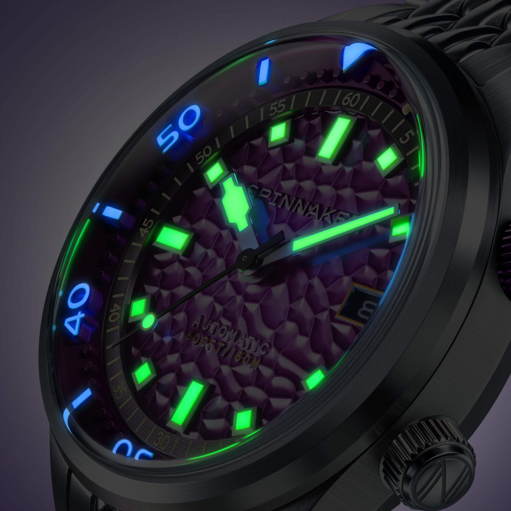 Spinnaker Bradner SP-5062 - Orologio automatico da uomo con cinturino in acciaio inox massiccio, 42 mm