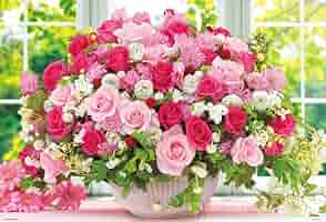 【新品・未開封】 フラワーバスケット　ジグソーパズル 1000ピース Amazon.co.jp: 【日本製】 1000ピース ジグソーパズル しあわせ