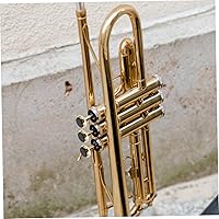 Vista 9 de Botón de trompeta de oro hebilla botón Snap creativo prensa cubierta simple trompeta accesorios hechos