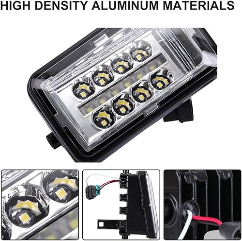 Miniatura 3 de Kiwi Master Faros antiniebla F150 mejorados para Ford F-150 2015-2020  Kit de montaje de luces antiniebla LED de 4 pulgadas, juego de lámparas de