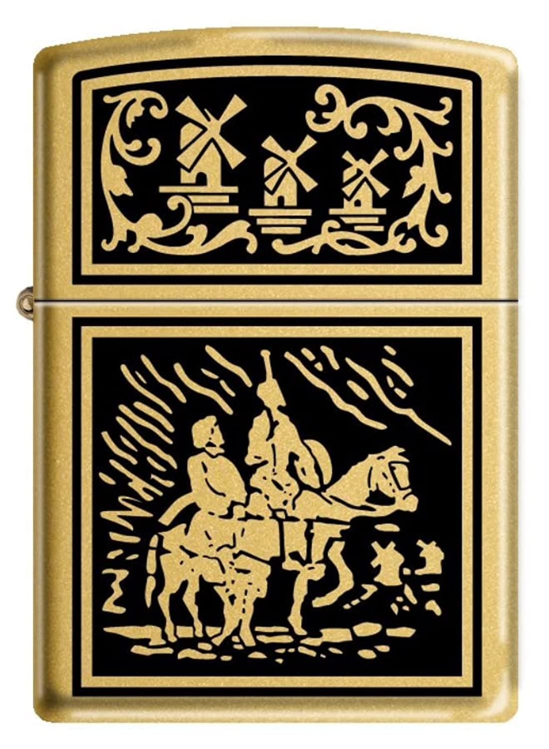 Zippo 21126 Cl007934 La Mancha Windproof Lighter, Gold