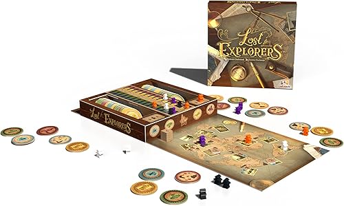 Miniatura 4 de Ludonaute Juego de mesa Lost Explorers - Embárcate en una búsqueda mundial para descubrir un mundo perdido. Juego de estrategia para niños y