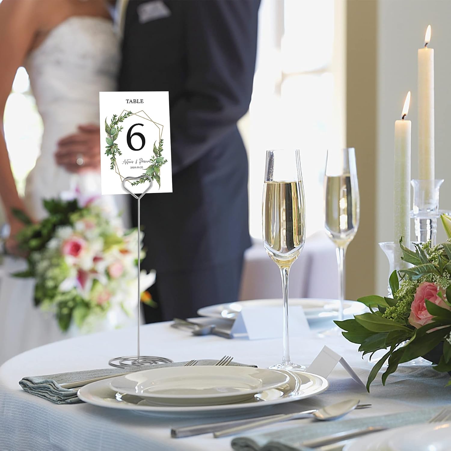HomWanna Table Number Holders 10Pcs - Image 5